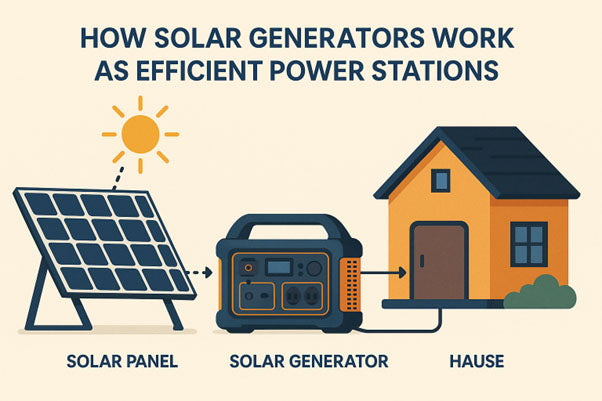 How Solar Generators Work as Efficient Power Stations