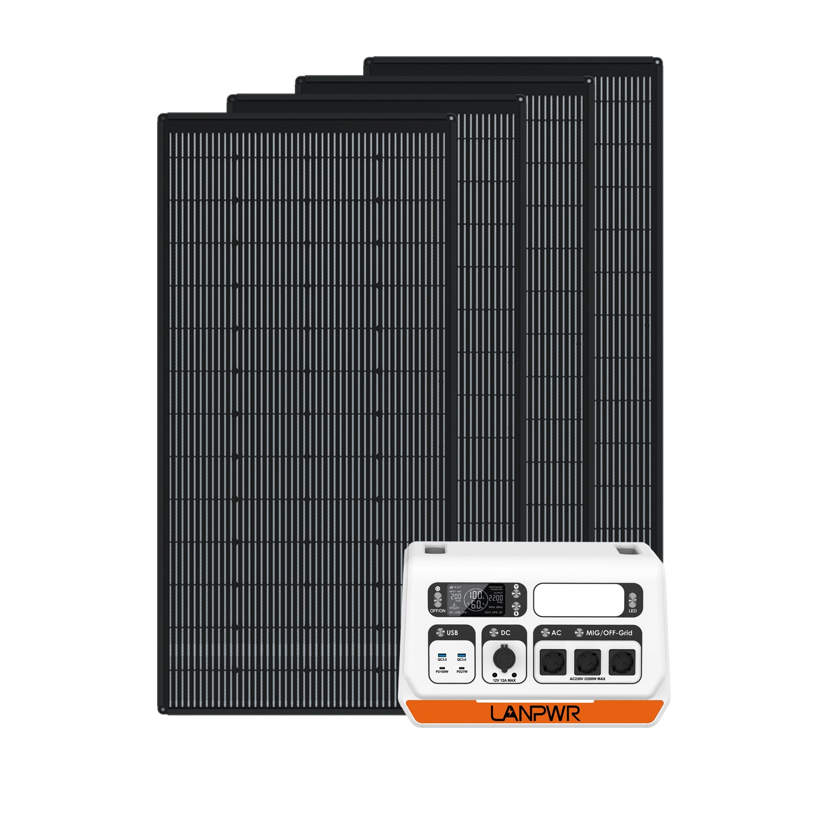 LANPWR All-in-one Balcony Solar System